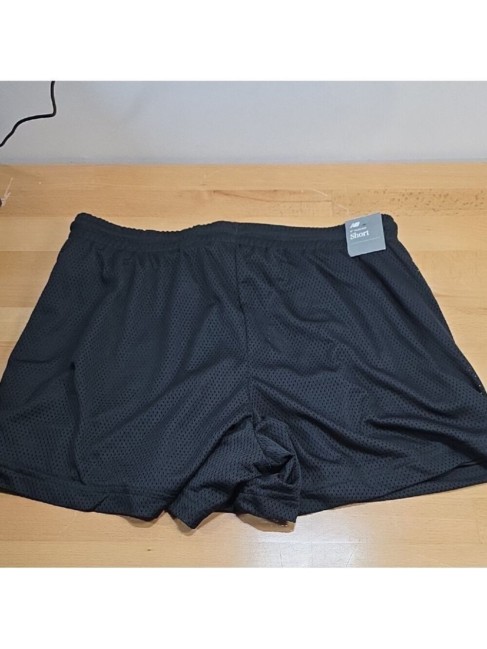 New Balance Black Athletic Shorts Lightweight Elastic Fit